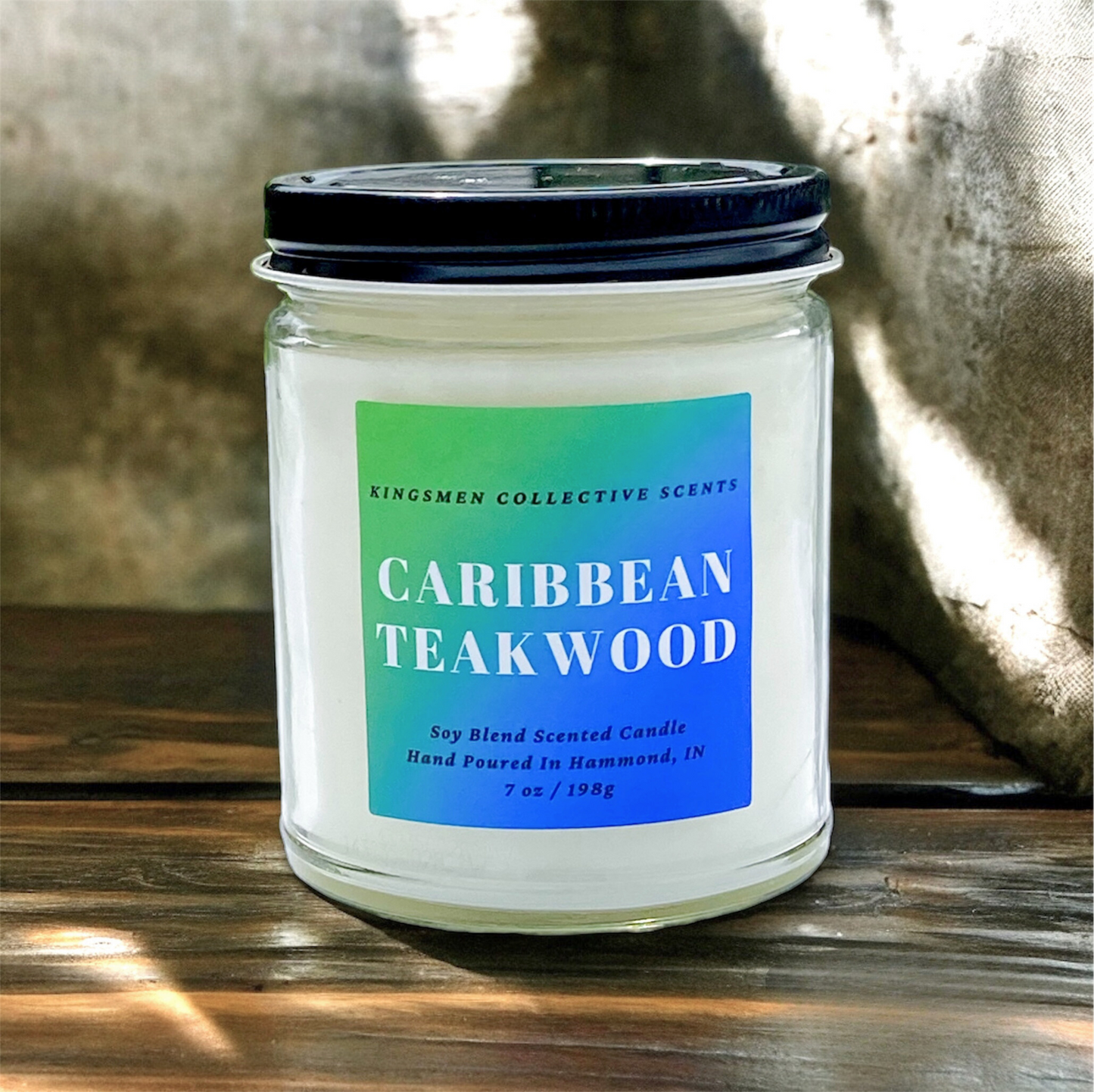 CARIBBEAN TEAKWOOD CANDLE
