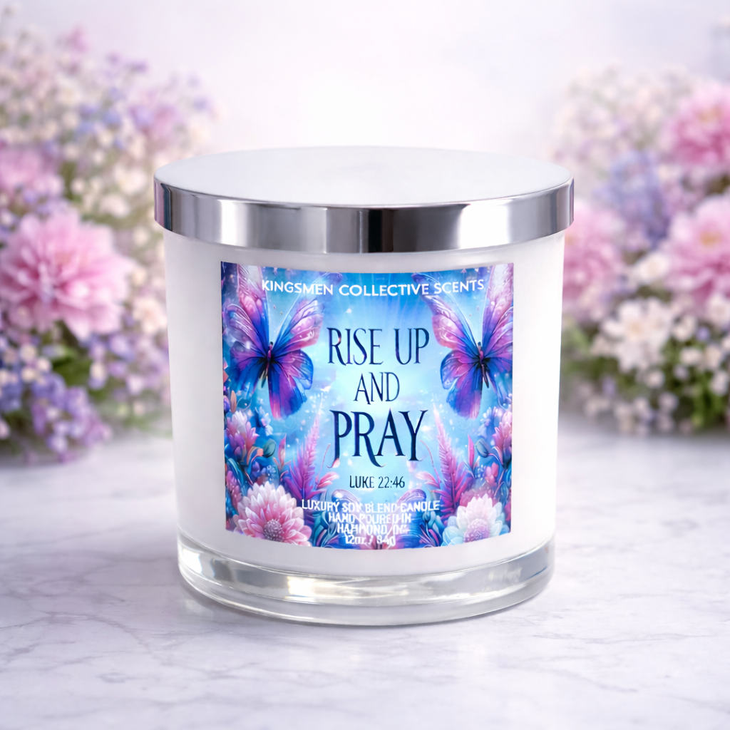 Rise Up And Pray Candle