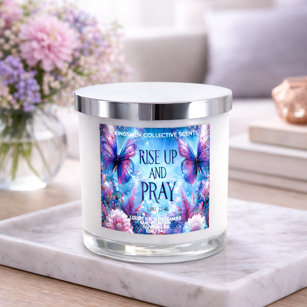 Rise Up And Pray Candle