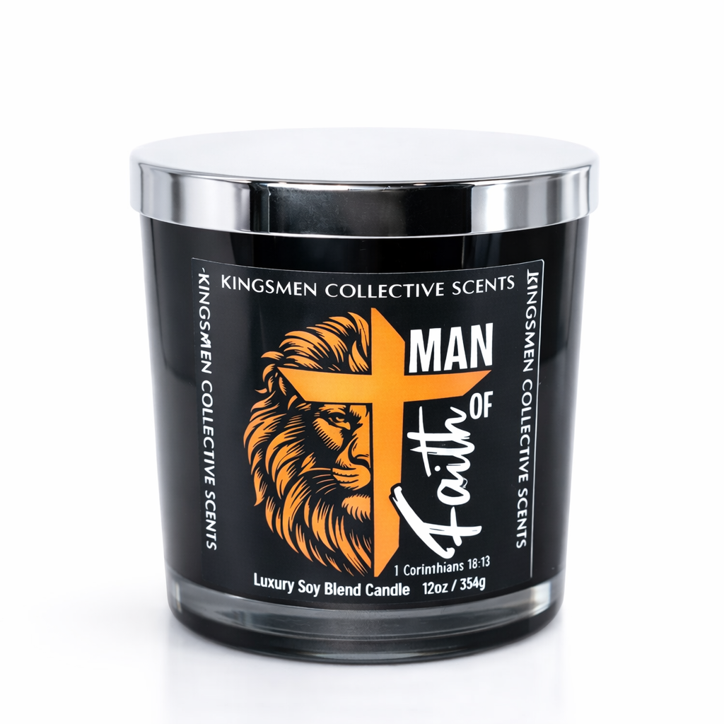 Man Of Faith Candle
