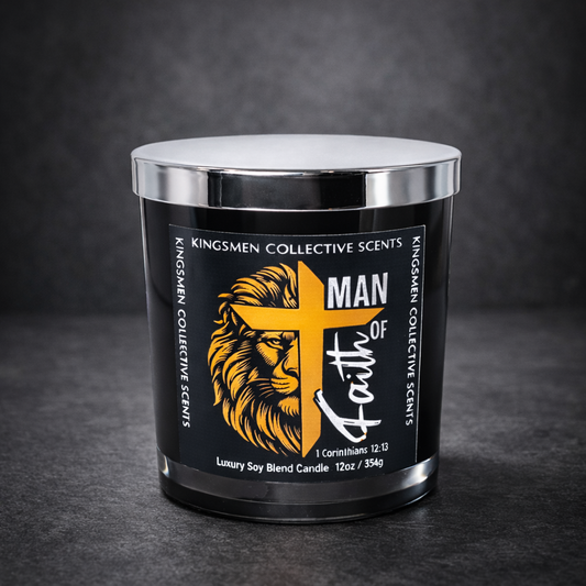Man Of Faith Candle