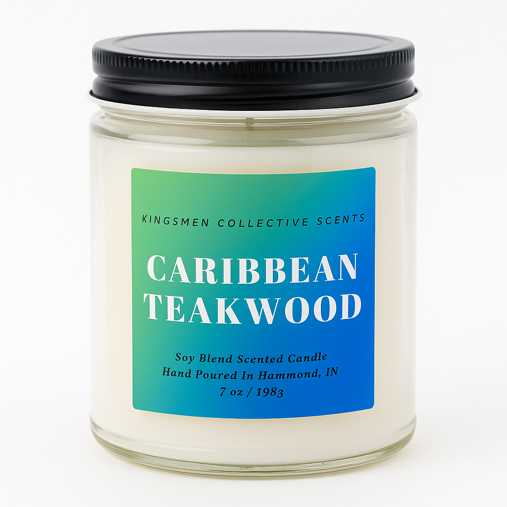 CARIBBEAN TEAKWOOD CANDLE