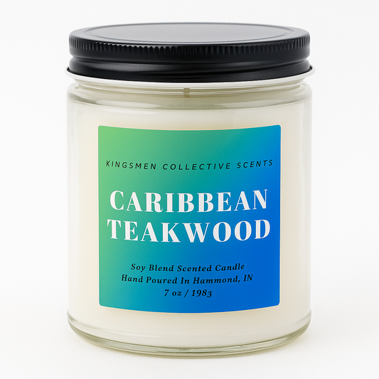 CARIBBEAN TEAKWOOD CANDLE
