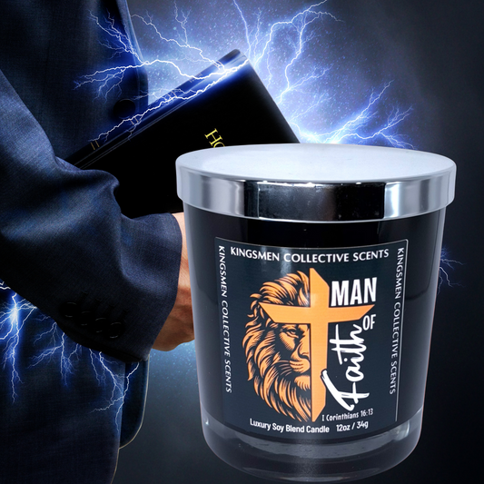 Man Of Faith Candle