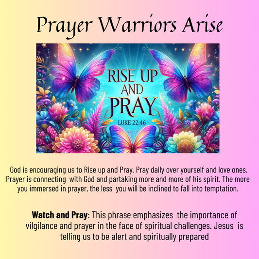 Rise Up And Pray Candle
